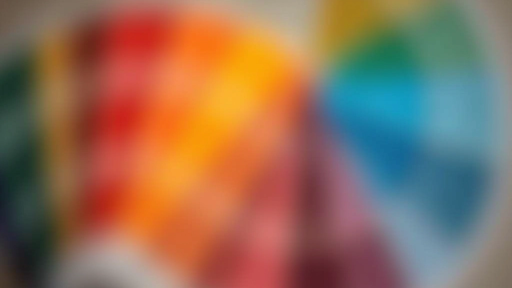 Paleta de cores em tons vibrantes