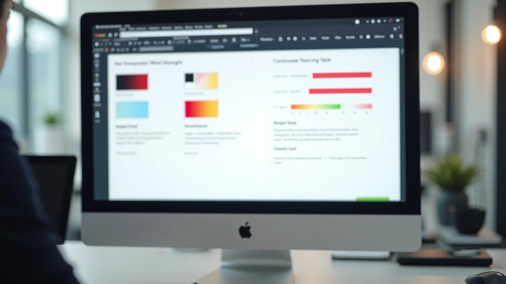 Exemplo de texto com diferentes níveis de contraste comparados lado a lado, mostrando WCAG AA e AAA
