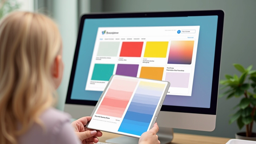 Implementação de paleta cromática em interface digital com contraste acessível
