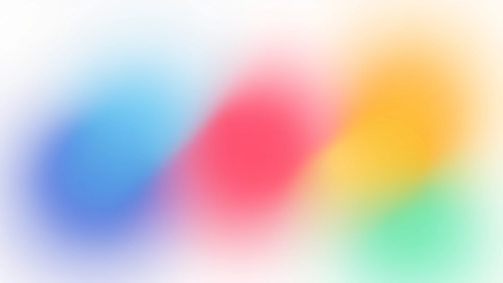 Três exemplos visuais lado a lado de gradientes linear, radial e cónico em quadrados coloridos