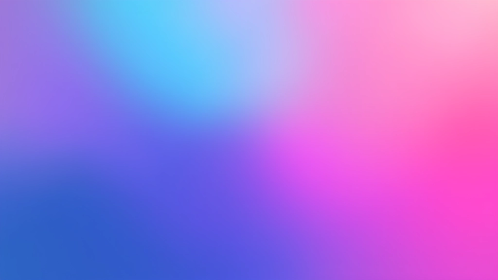 Demonstração de gradientes CSS modernos mostrando transições suaves entre cores, de diagonal a radial, em design web contemporâneo