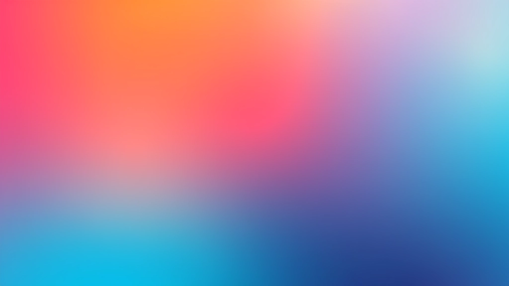 Exemplos de gradientes modernos em interfaces web e aplicações móveis